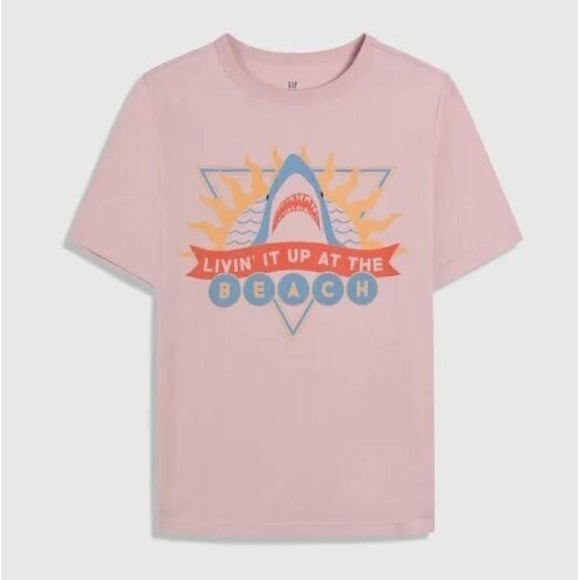 GAP Other - Gap Kids Small Livin' It Up At The Beach Shark Shirt